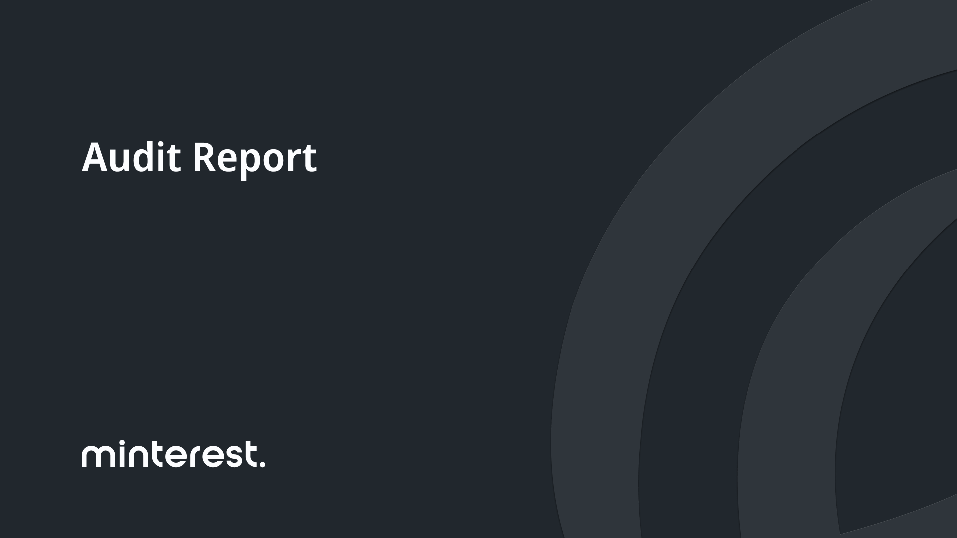 PeckShield Audit Report - Minterest